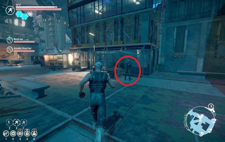 Ostatni etap zadania to zanieść szkic do mieszkańca Giełdy. - Slumsy | Zadania poboczne | The Technomancer - The Technomancer - poradnik do gry