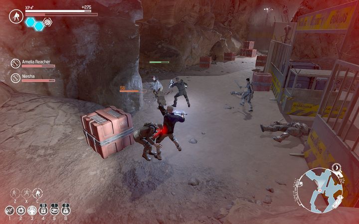 Staraj się włączać atak tarczą do zwykłych ciosów, szczególnie gdy przeciwnik próbuje odskoczyć. - Klasy postaci | Klasy, atrybuty, talenty i umiejętności | The Technomancer - The Technomancer - poradnik do gry