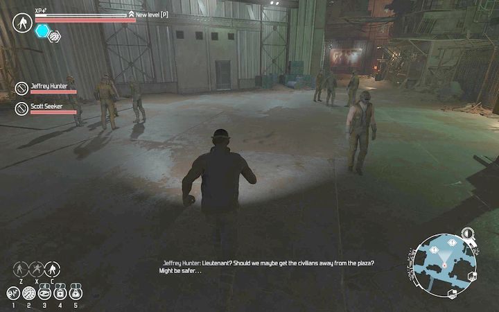 W pierwszej kolejności pozbądź się cywilów sprzed budynku, gdzie niebawem zrobi się gorąco. - Walka o Pełnię | Rozdział 1 | The Technomancer - The Technomancer - poradnik do gry