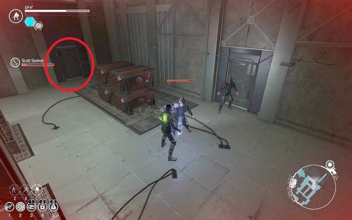 Pokonaj ostatnich bandytów w magazynie i otwórz drzwi w rogu pomieszczenia. - Szukając Ziemi | Rozdział 1 | The Technomancer - The Technomancer - poradnik do gry