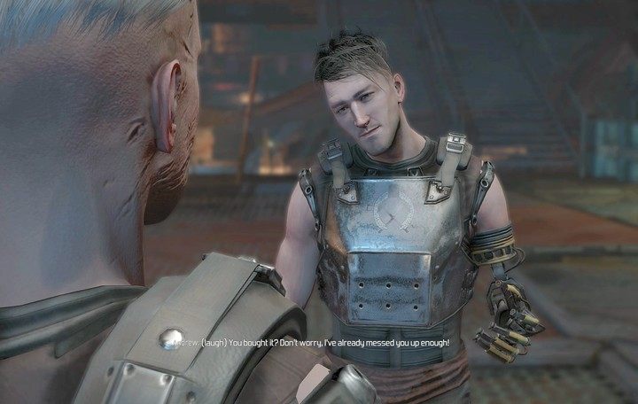 Gdy zakończysz zadanie, Andrew będzie znacznie potężniejszym sojusznikiem i poprawią się twoje stosunki z nim. - Karawanseraj | Zadania poboczne | The Technomancer - The Technomancer - poradnik do gry