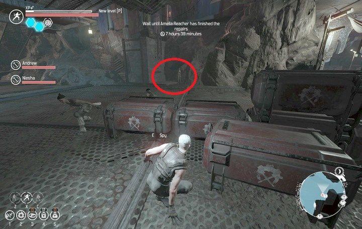 Zaprowadzi cię do ich skrytki, gdzie należy podać właściwe hasło - Karawanseraj | Zadania poboczne | The Technomancer - The Technomancer - poradnik do gry