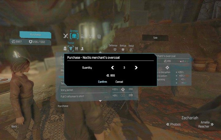 Zakup 3 kurtki u załóż je całej drużynie. - Karawanseraj | Zadania poboczne | The Technomancer - The Technomancer - poradnik do gry