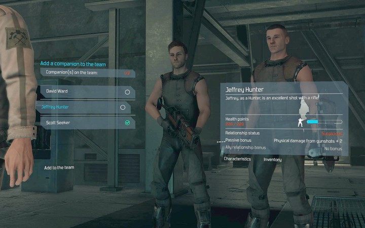 Jeffrey Łowca - Lista dostępnych towarzyszy | Towarzysze i frakcje | The Technomancer - The Technomancer - poradnik do gry