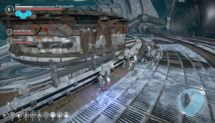 Grupki przeciwników znajdziesz na całej drodze, na szczęscie walczysz na dużych obszarach. - Szukając Ziemi | Rozdział 3 | The Technomancer - The Technomancer - poradnik do gry