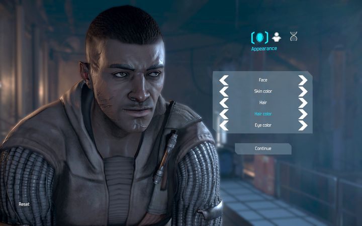 Niestety nie masz możliwości szczegółowej edycji wyglądu lub zmiany płci, czy nawet imienia. - Inicjacja | Rozdział 1 | The Technomancer - The Technomancer - poradnik do gry