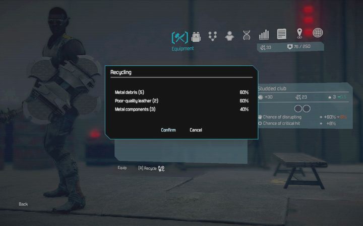 W warsztacie możesz montować nowe ulepszenia dla broni/pancerza i zamieniać niepotrzebne przedmioty w części do kolejnych modyfikacji. - Inicjacja | Rozdział 1 | The Technomancer - The Technomancer - poradnik do gry