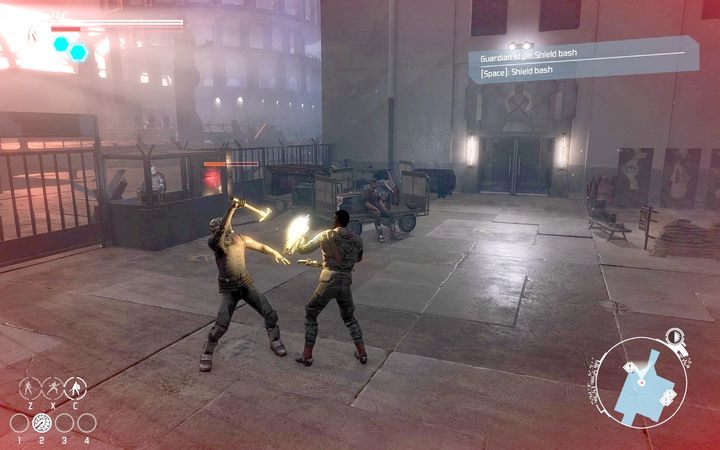 Za rozegranie walk treningowych zostaniesz nagrodzony małą ilością doświadczenia. - Inicjacja | Rozdział 1 | The Technomancer - The Technomancer - poradnik do gry