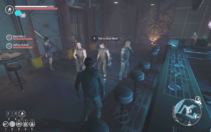 Jeśli Davida nie ma w barze, weź go ze sobą jako towarzysza w to miejsce. - Giełda | Zadania poboczne | The Technomancer - The Technomancer - poradnik do gry