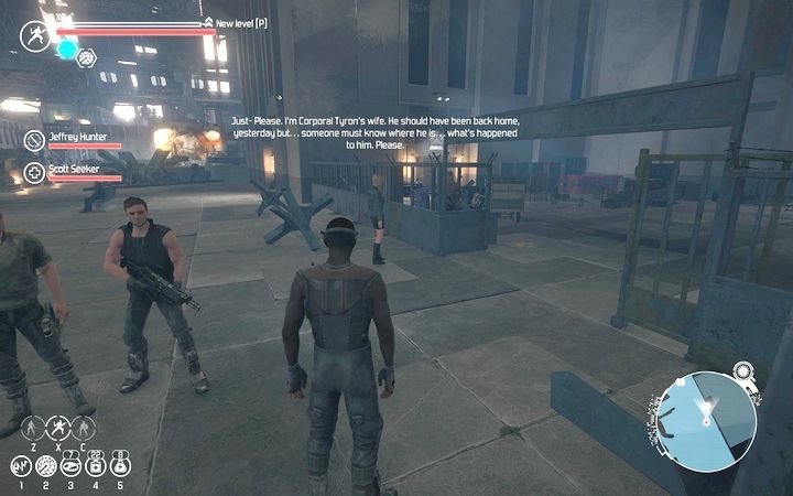 Żona jednego z żołnierzy przed koszarami. - Giełda | Zadania poboczne | The Technomancer - The Technomancer - poradnik do gry