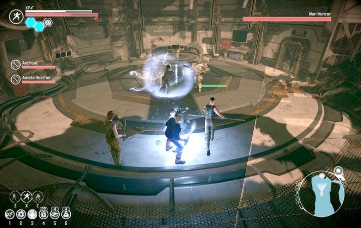 Starcie z Alanem nie jest łatwym zadaniem (co innego, gdyby był sam). - Szukając Ziemi | Rozdział 2 | The Technomancer - The Technomancer - poradnik do gry