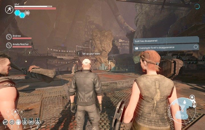 Po zadaniu z odnalezieniem relikwii Scott zniknie, więc nie będzie mógł ci towarzyszyć w tym zadaniu. - Szukając Ziemi | Rozdział 2 | The Technomancer - The Technomancer - poradnik do gry