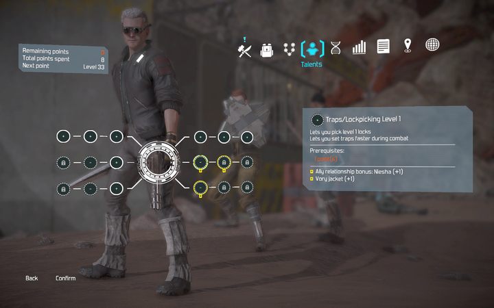 Drzewko talentów - Talenty | Klasy, atrybuty, talenty i umiejętności | The Technomancer - The Technomancer - poradnik do gry