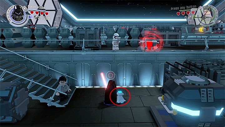 Pierwszy droid - Rozdział 2 - Ucieczka z Finalizera | Minizestawy i czerwone klocki LEGO - LEGO Gwiezdne wojny: Przebudzenie Mocy - poradnik do gry