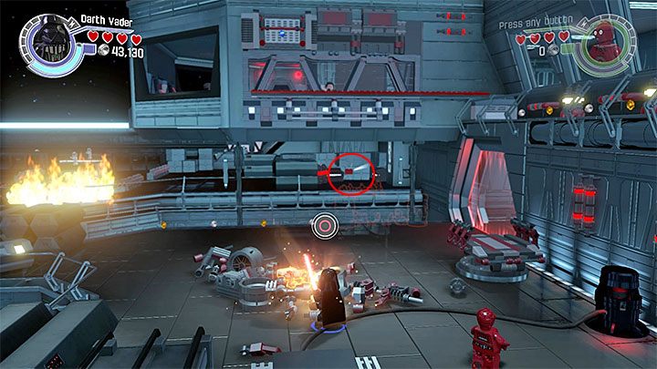 Nagroda za zdobycie klocka: szybsza interakcja (Fast Interact) - Rozdział 2 - Ucieczka z Finalizera | Minizestawy i czerwone klocki LEGO - LEGO Gwiezdne wojny: Przebudzenie Mocy - poradnik do gry