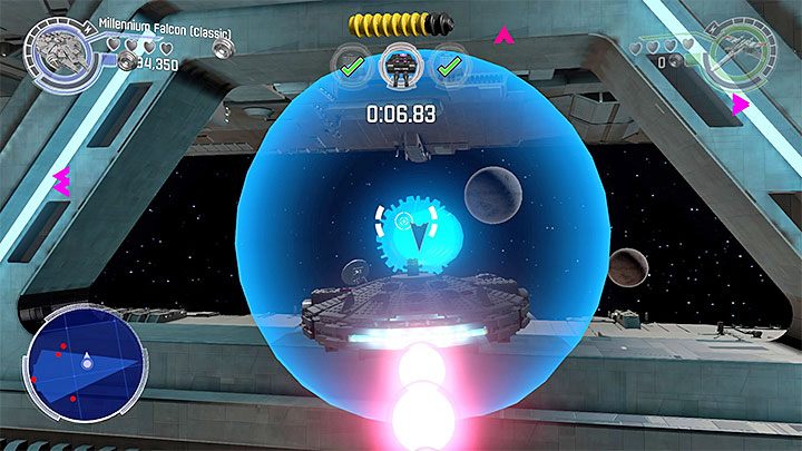 Przelatuj przez kolejne okręgi - Rozdział 2 - Ucieczka z Finalizera | Minizestawy i czerwone klocki LEGO - LEGO Gwiezdne wojny: Przebudzenie Mocy - poradnik do gry