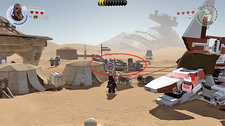 Nagroda za zdobycie klocka: mnożnik studów x8 - Rozdział 3 - Przyczółek Niima | Minizestawy i czerwone klocki LEGO - LEGO Gwiezdne wojny: Przebudzenie Mocy - poradnik do gry