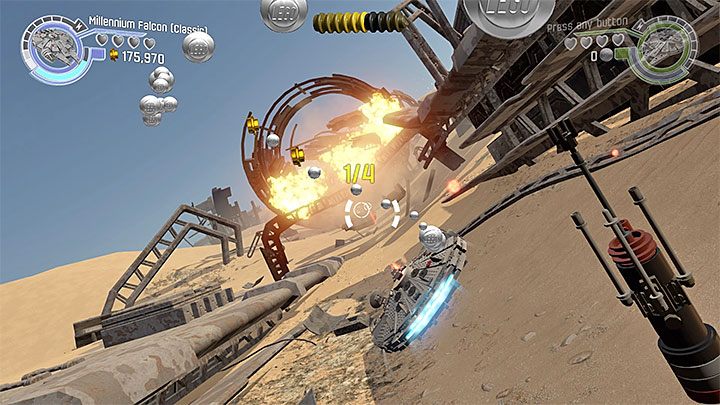 Jeden z mostów nadających się do zniszczenia - Rozdział 3 - Przyczółek Niima | Minizestawy i czerwone klocki LEGO - LEGO Gwiezdne wojny: Przebudzenie Mocy - poradnik do gry