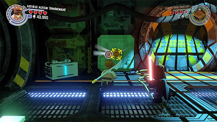 Zaczep, na którym należy użyć linki z hakiem - Rozdział 4 - Eravana | Minizestawy i czerwone klocki LEGO - LEGO Gwiezdne wojny: Przebudzenie Mocy - poradnik do gry