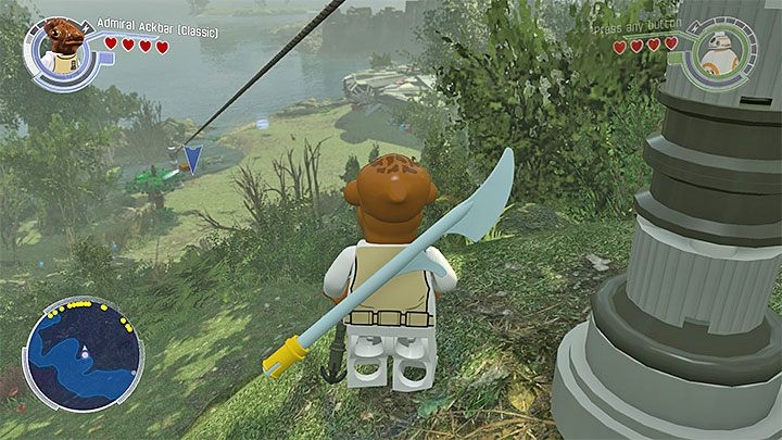 Klocek ten zawieszony wysoko nad ziemią - Takodana | Mapy - LEGO Gwiezdne wojny: Przebudzenie Mocy - poradnik do gry