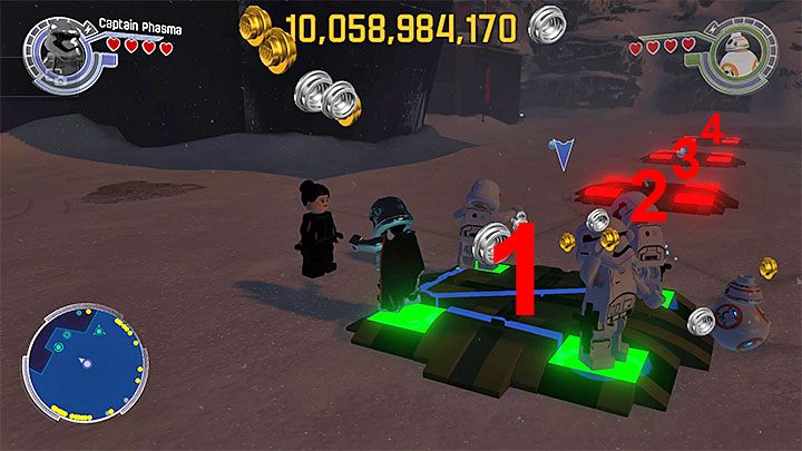 Do zaliczenia tej misji najlepiej jest wybrać Kapitan Phasmę - Baza Starkiller | Mapy - LEGO Gwiezdne wojny: Przebudzenie Mocy - poradnik do gry