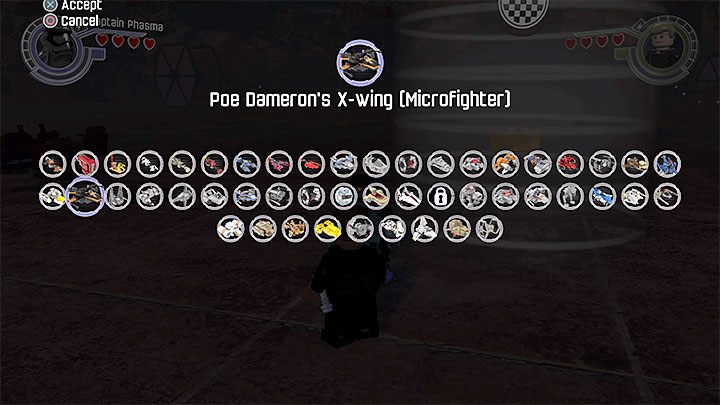 Wyścig ten możesz rozegrać wyłącznie z wykorzystaniem X-Winga Poe Damerona (Poe Damerons X-Wing) - Baza Starkiller | Mapy - LEGO Gwiezdne wojny: Przebudzenie Mocy - poradnik do gry