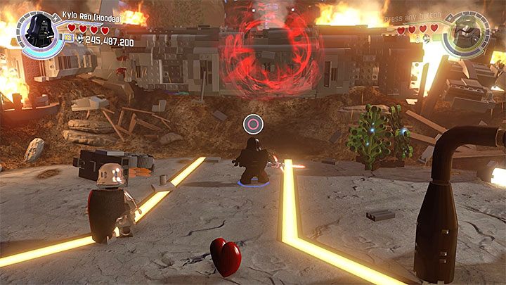 Użyj Mocy na wraku transportowca - Ottegański szturm | Misje poboczne - LEGO Gwiezdne wojny: Przebudzenie Mocy - poradnik do gry