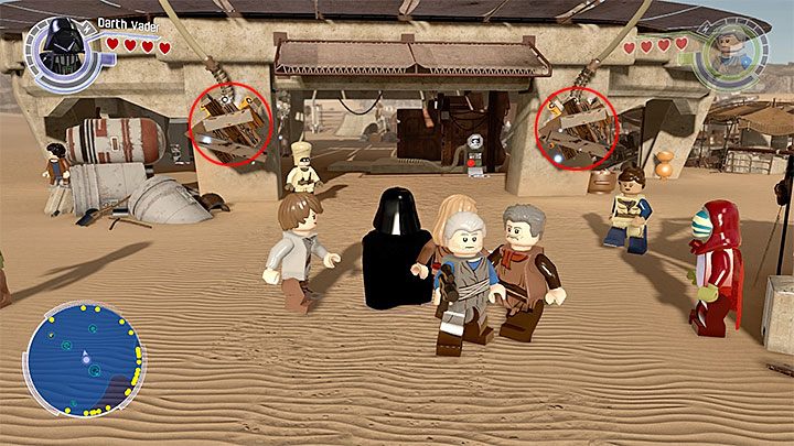 Klocek ten jest zdecydowanie najlepiej ukryty - Jakku | Mapy - LEGO Gwiezdne wojny: Przebudzenie Mocy - poradnik do gry