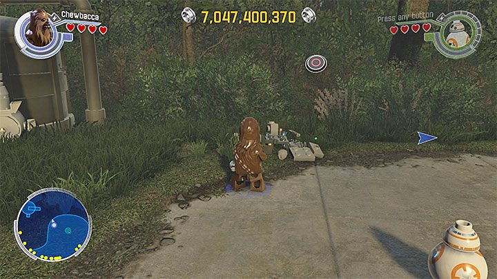 W celu zdobycia złotego klocka musisz skonstruować pięć droidów w różnych częściach bazy Ruchu Oporu - DQar - Kryjówka Ruchu Oporu | Mapy - LEGO Gwiezdne wojny: Przebudzenie Mocy - poradnik do gry