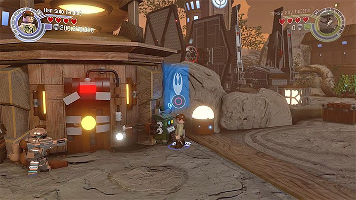 Terminal jest niedaleko miejsca startu - Ottegański szturm | Minizestawy i czerwone klocki LEGO - LEGO Gwiezdne wojny: Przebudzenie Mocy - poradnik do gry