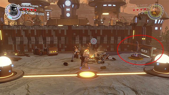 Zbuduj obiekt po prawej stronie - Ottegański szturm | Minizestawy i czerwone klocki LEGO - LEGO Gwiezdne wojny: Przebudzenie Mocy - poradnik do gry