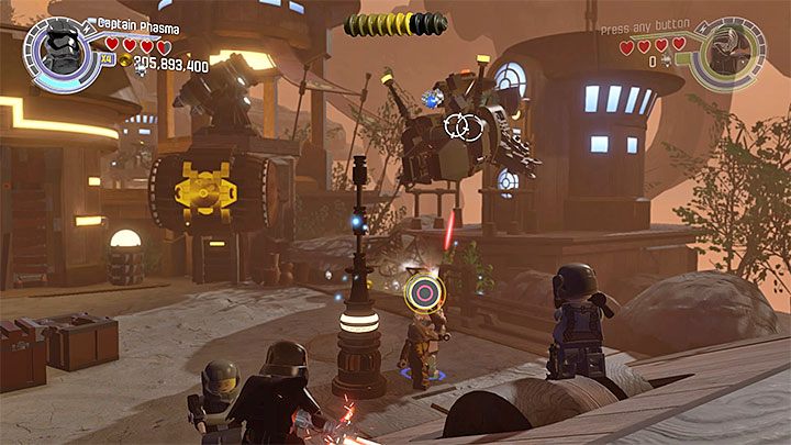 Lokalizacja drugiego statku powietrznego - Ottegański szturm | Minizestawy i czerwone klocki LEGO - LEGO Gwiezdne wojny: Przebudzenie Mocy - poradnik do gry