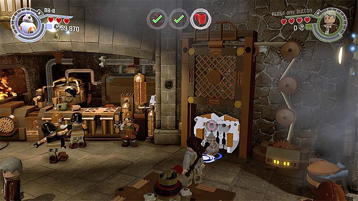 Dziura zarezerwowana dla BB-8 - Rozdział 5 - Zamek Maz | Tryb fabularny - LEGO Gwiezdne wojny: Przebudzenie Mocy - poradnik do gry