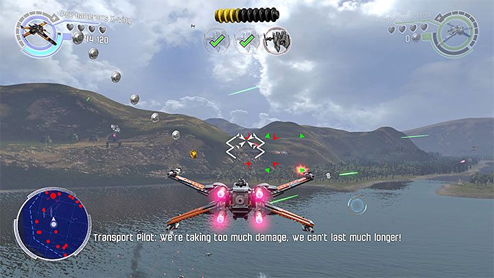 Zlokalizuj sojuszniczy pojazd transportowy i zajmij się jego ochranianiem - Rozdział 6 - Bitwa o Takodanę | Tryb fabularny - LEGO Gwiezdne wojny: Przebudzenie Mocy - poradnik do gry