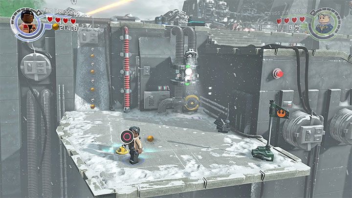 Obszar gdzie musisz odnaleźć zawór i go użyć - Rozdział 8 - Sabotaż Starkillera | Tryb fabularny - LEGO Gwiezdne wojny: Przebudzenie Mocy - poradnik do gry