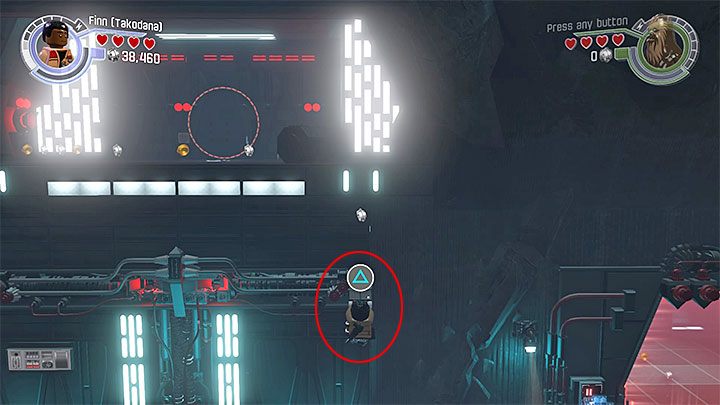 Wyrusz w prawo, wyjdź po schodach na górę i rozpraw się ze szturmowcami - Rozdział 8 - Sabotaż Starkillera | Tryb fabularny - LEGO Gwiezdne wojny: Przebudzenie Mocy - poradnik do gry