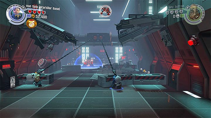 Finn i Han Solo muszą wspólnymi siłami przyczynić się do zniszczenia działka - Rozdział 8 - Sabotaż Starkillera | Tryb fabularny - LEGO Gwiezdne wojny: Przebudzenie Mocy - poradnik do gry