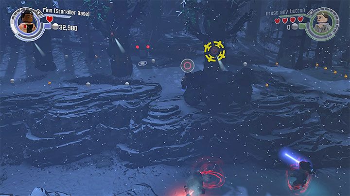 Doprowadź do powalenia jednego z drzew, które wyląduje na Kylo Renie - Rozdział 10 - Finał | Tryb fabularny - LEGO Gwiezdne wojny: Przebudzenie Mocy - poradnik do gry