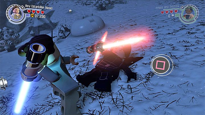 Wciskaj widoczne na ekranie przyciski - Rozdział 10 - Finał | Tryb fabularny - LEGO Gwiezdne wojny: Przebudzenie Mocy - poradnik do gry