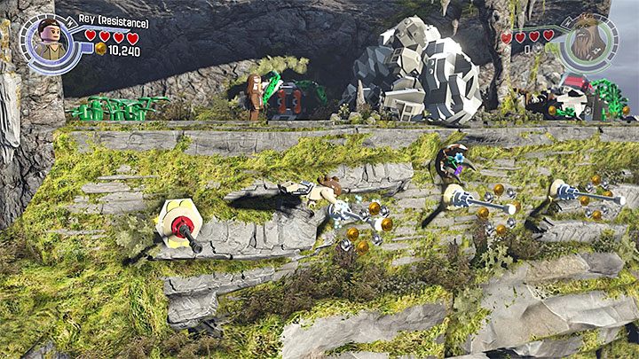 Doskakuj do kolejnych drążków - Epilog - Wyspa Lukea | Tryb fabularny - LEGO Gwiezdne wojny: Przebudzenie Mocy - poradnik do gry