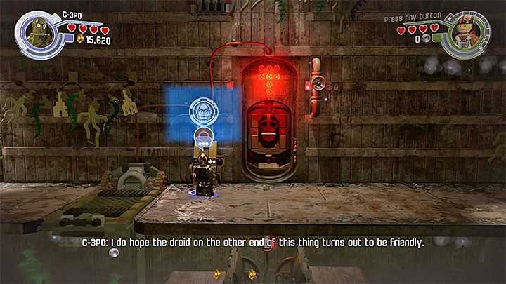 Terminal, do którego musi dotrzeć C-3PO - Poe na ratunek | Misje poboczne - LEGO Gwiezdne wojny: Przebudzenie Mocy - poradnik do gry