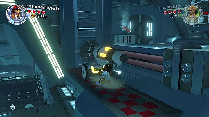 Obiekt nadający się do przepchnięcia - Poe na ratunek | Misje poboczne - LEGO Gwiezdne wojny: Przebudzenie Mocy - poradnik do gry