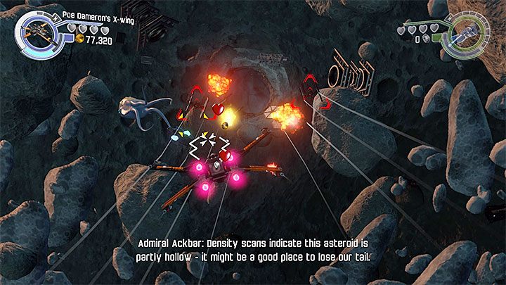 Do zestrzelenia jest wiele myśliwców TIE - Poe na ratunek | Misje poboczne - LEGO Gwiezdne wojny: Przebudzenie Mocy - poradnik do gry