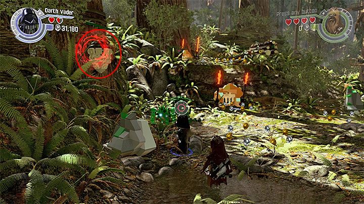 Specjalne wymagania: postać władająca Mocą (np - Prolog - Bitwa o Endor | Minizestawy i czerwone klocki LEGO - LEGO Gwiezdne wojny: Przebudzenie Mocy - poradnik do gry