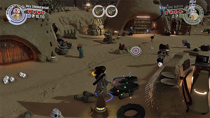 Miejsce zbudowania pierwszej beczki - Rozdział 1 - Szturm na Jakku | Minizestawy i czerwone klocki LEGO - LEGO Gwiezdne wojny: Przebudzenie Mocy - poradnik do gry