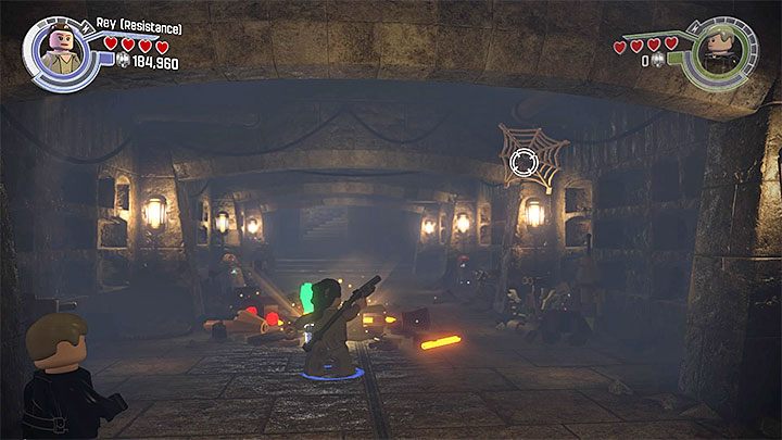 Pierwsza pajęczyna - Rozdział 5 - Zamek Maz | Minizestawy i czerwone klocki LEGO - LEGO Gwiezdne wojny: Przebudzenie Mocy - poradnik do gry