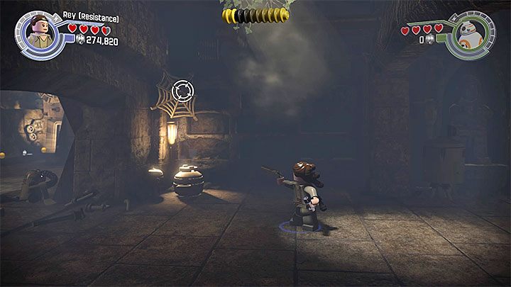 Czwarta pajęczyna - Rozdział 5 - Zamek Maz | Minizestawy i czerwone klocki LEGO - LEGO Gwiezdne wojny: Przebudzenie Mocy - poradnik do gry