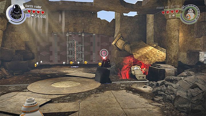 Pierwszy posąg - Rozdział 6 - Bitwa o Takodanę | Minizestawy i czerwone klocki LEGO - LEGO Gwiezdne wojny: Przebudzenie Mocy - poradnik do gry