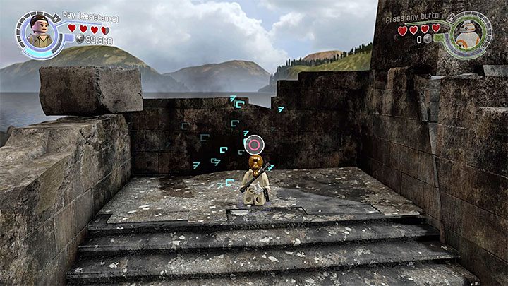 Specjalne wymagania: postać potrafiąca niszczyć srebrne obiekty (np - Rozdział 6 - Bitwa o Takodanę | Minizestawy i czerwone klocki LEGO - LEGO Gwiezdne wojny: Przebudzenie Mocy - poradnik do gry