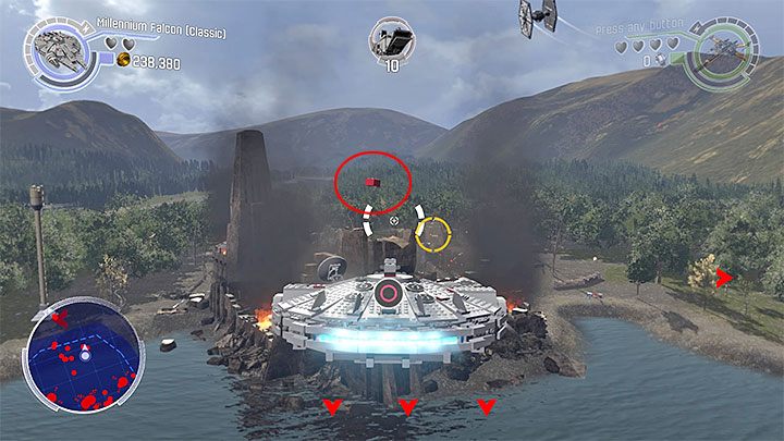 Nagroda za zdobycie klocka: destrukcja w momencie kontaktu (Destroy on Contact) - Rozdział 6 - Bitwa o Takodanę | Minizestawy i czerwone klocki LEGO - LEGO Gwiezdne wojny: Przebudzenie Mocy - poradnik do gry